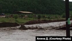 Смытые в Забайкалье мосты