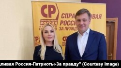 Степаненко и лидер регионального отделения партии Александр Жуковский