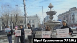 Пикет против сноса усадьбы 